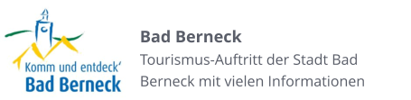 Bad Berneck Tourismus-Auftritt der Stadt Bad Berneck mit vielen Informationen