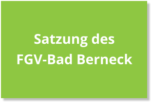 Satzung des FGV-Bad Berneck